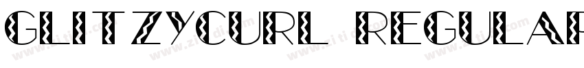 GlitzyCurl Regular字体转换